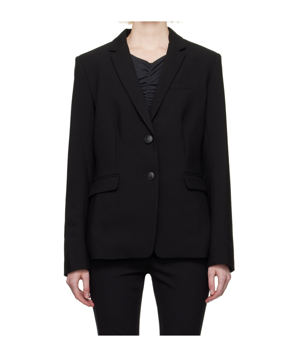 Rag & Bone Black Razor Cady Blazer