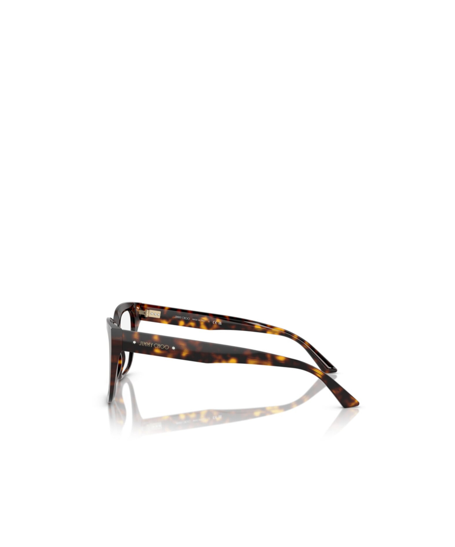 Jimmy Choo Tortoiseshell-effect Glasses In Black