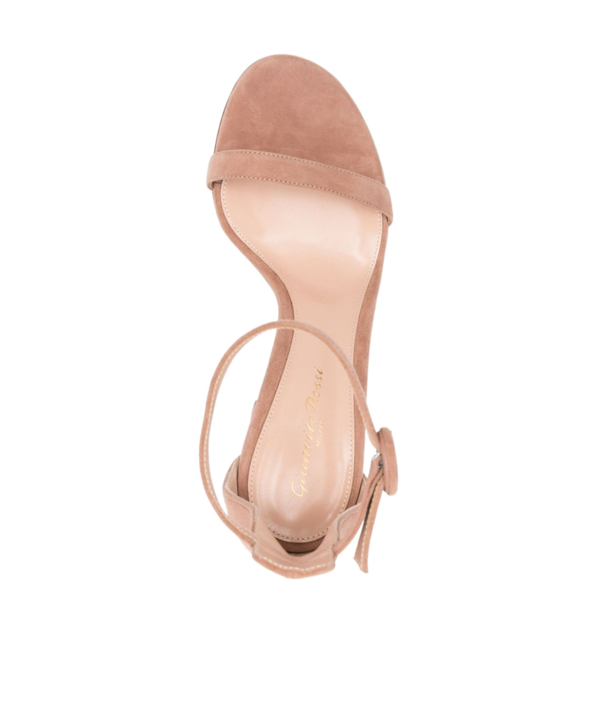 Shop Gianvito Rossi Open-toed High-heeled Sandals In Nude