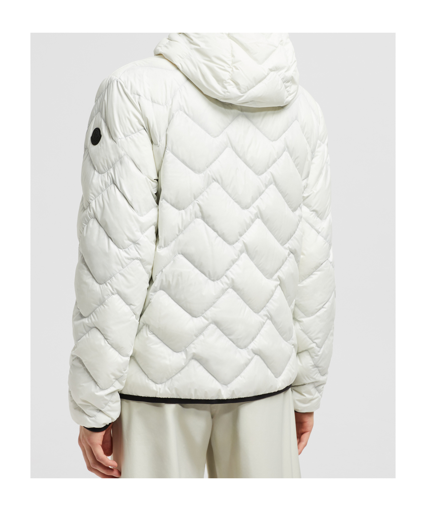 Moncler Bimont White Down Jacket In White