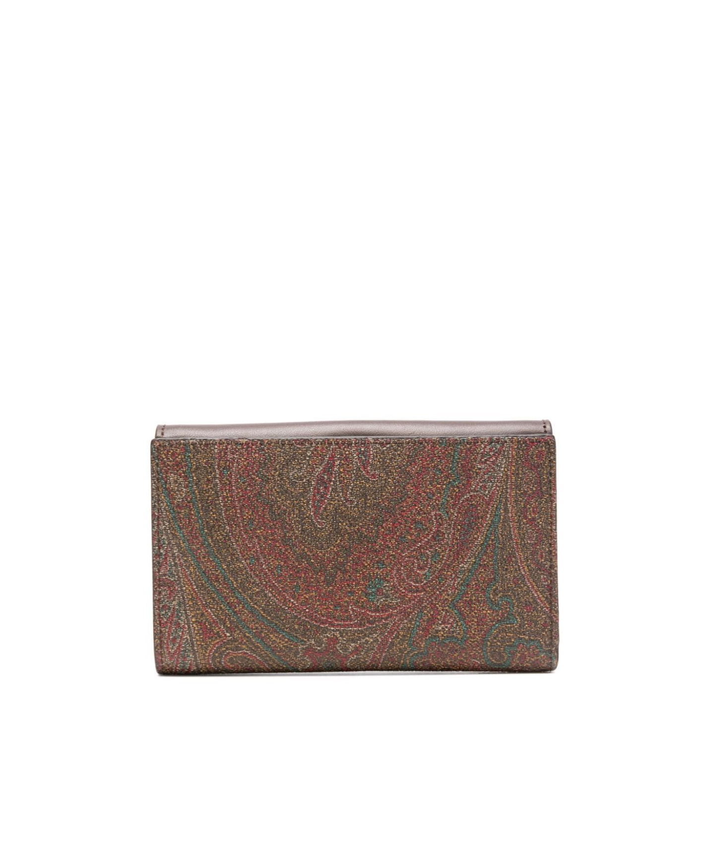 Etro Paisley-print Wallet In Black