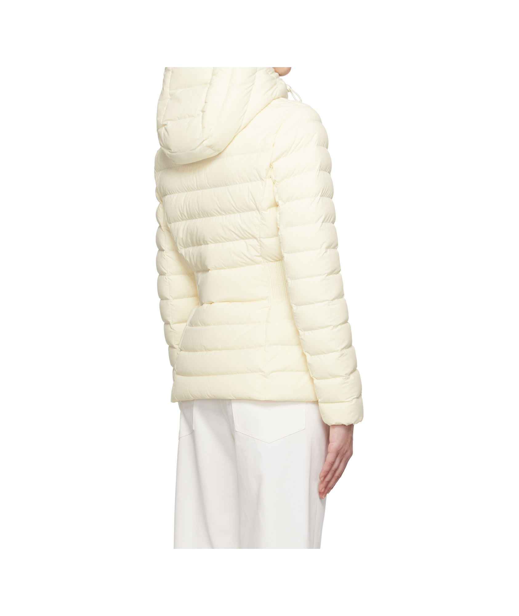 Mackage Off-white Idalee Hooded Light Down Jacket In Cream