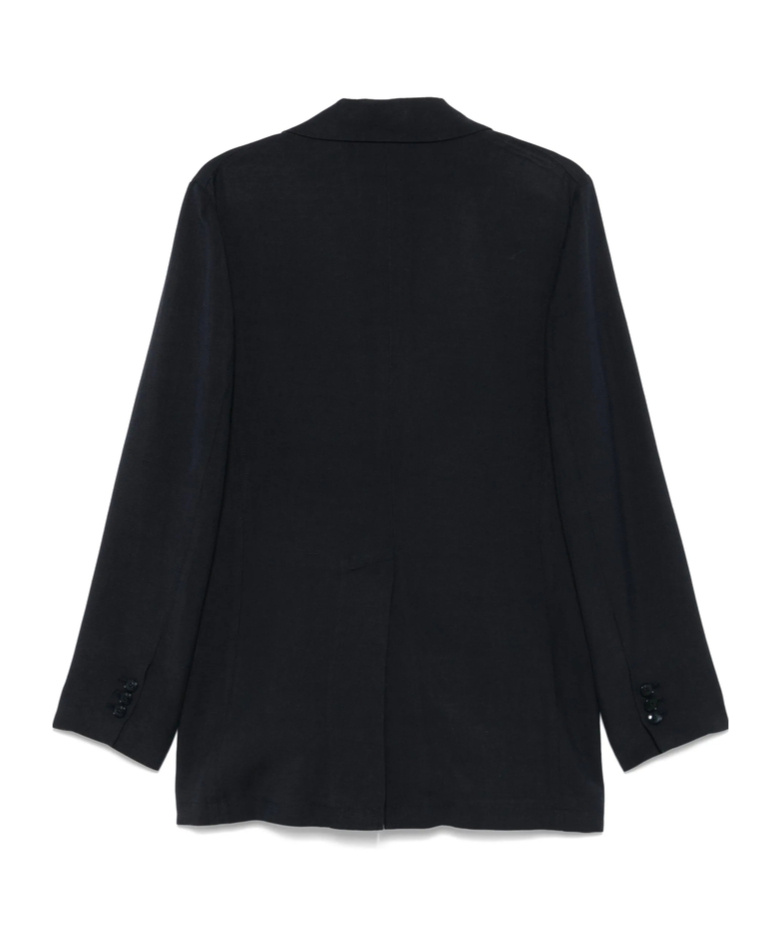 Shop Barena Venezia Long-sleeved Suit Jacket In Black