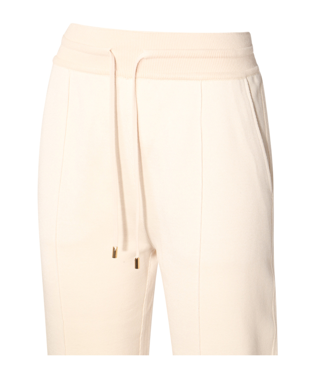 Loro Piana Elastic Waist Casual Pants In White
