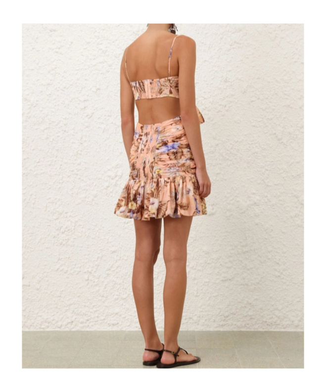 Shop Zimmermann Coco Bow Front Mini Dress
