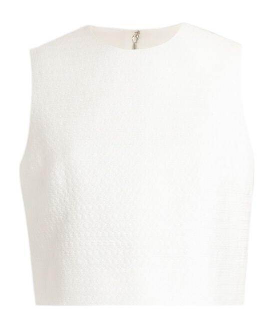 Dolce & Gabbana Dolce  Gabbana Stretch Mat Top In White