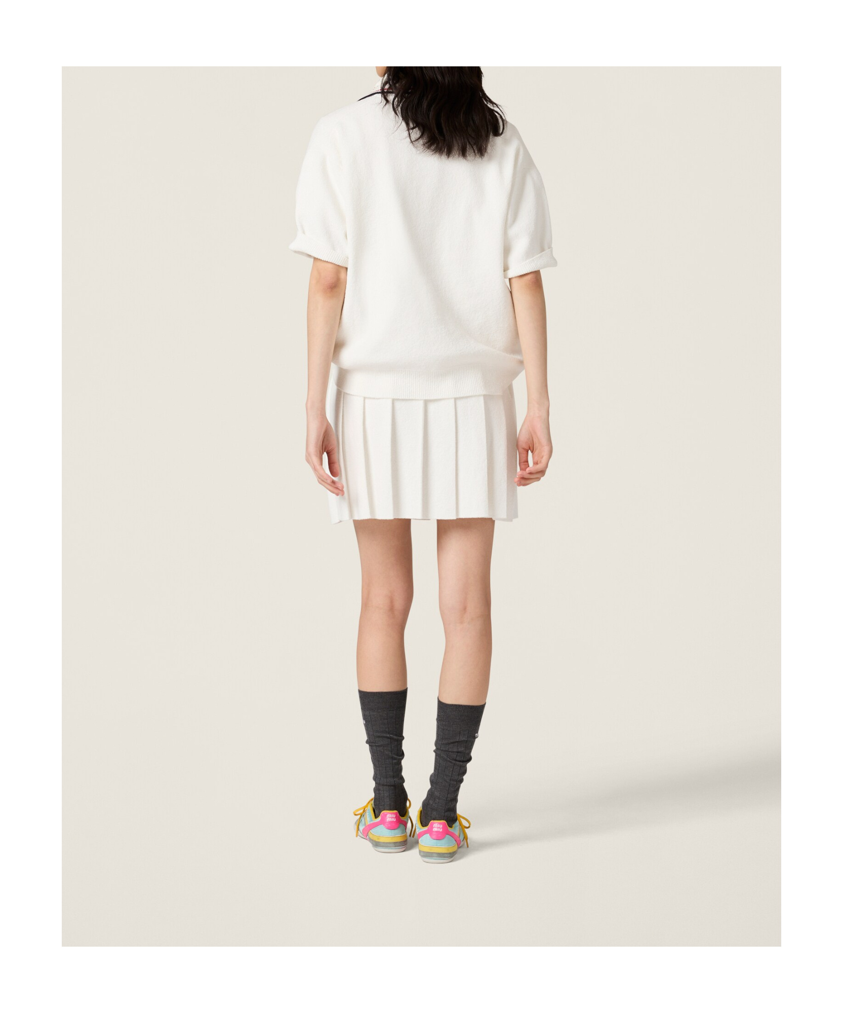 Miu Miu Cotton Knitted Polo