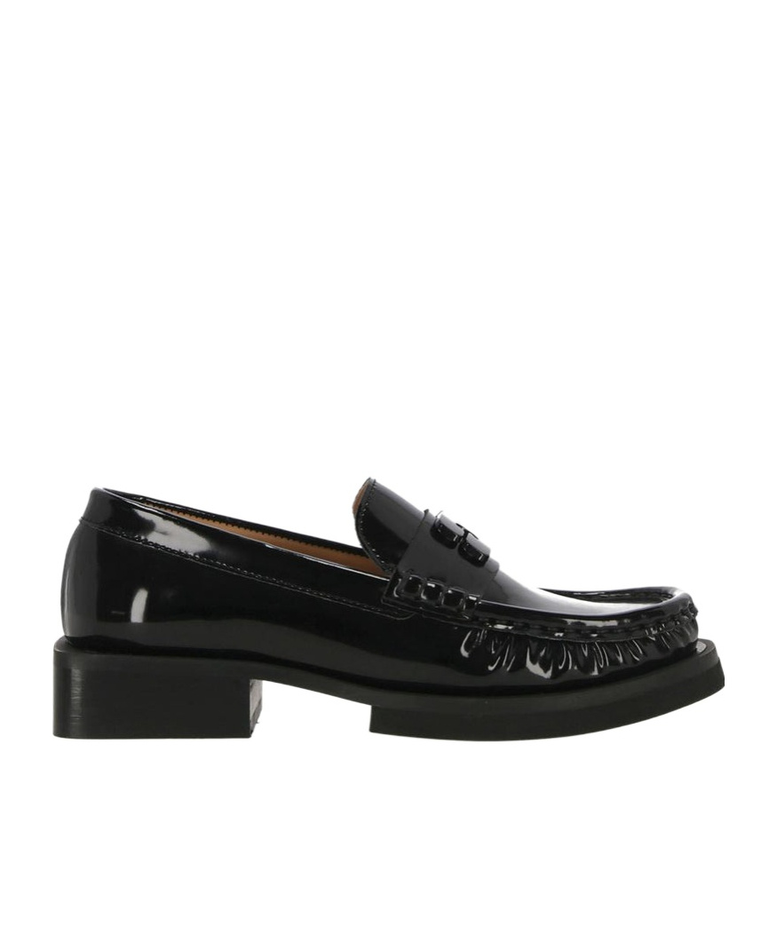 Ganni Women Butterfly Loafers In Black
