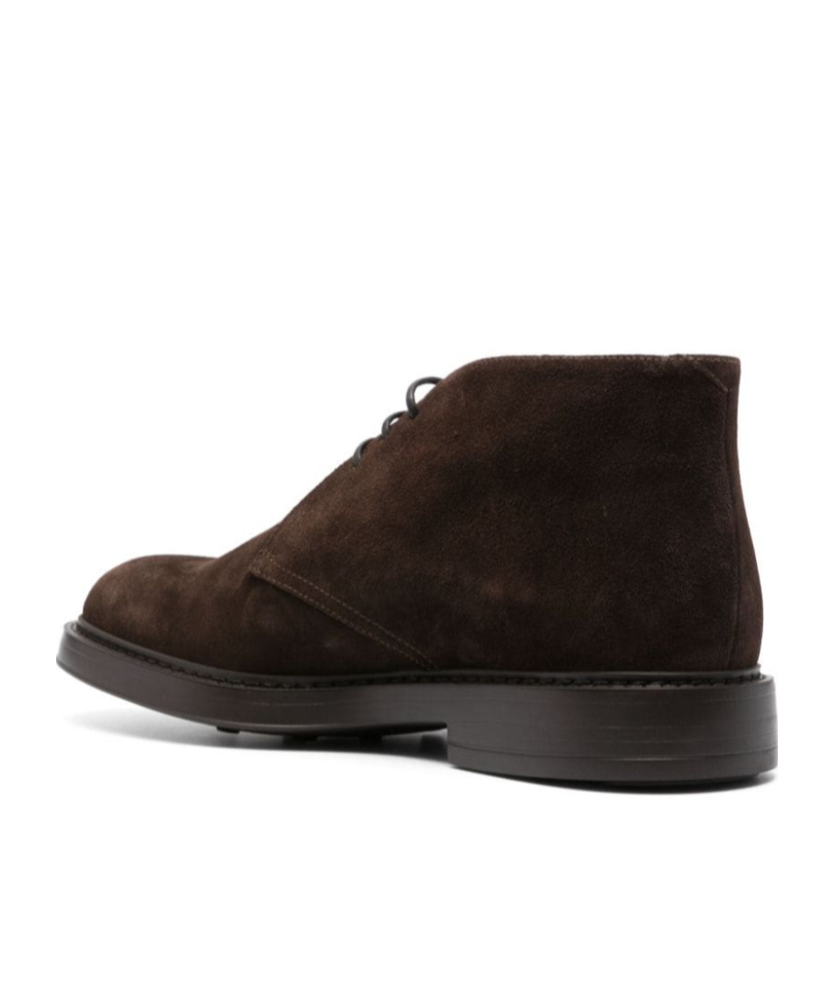 Doucal's Suede Boots In Black