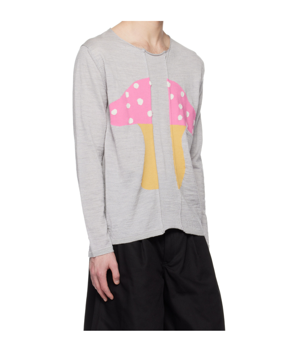 Comme Des Garçons Comme Des Garcons Shirt X Brett Westfall Long-sleeved Sweater In White