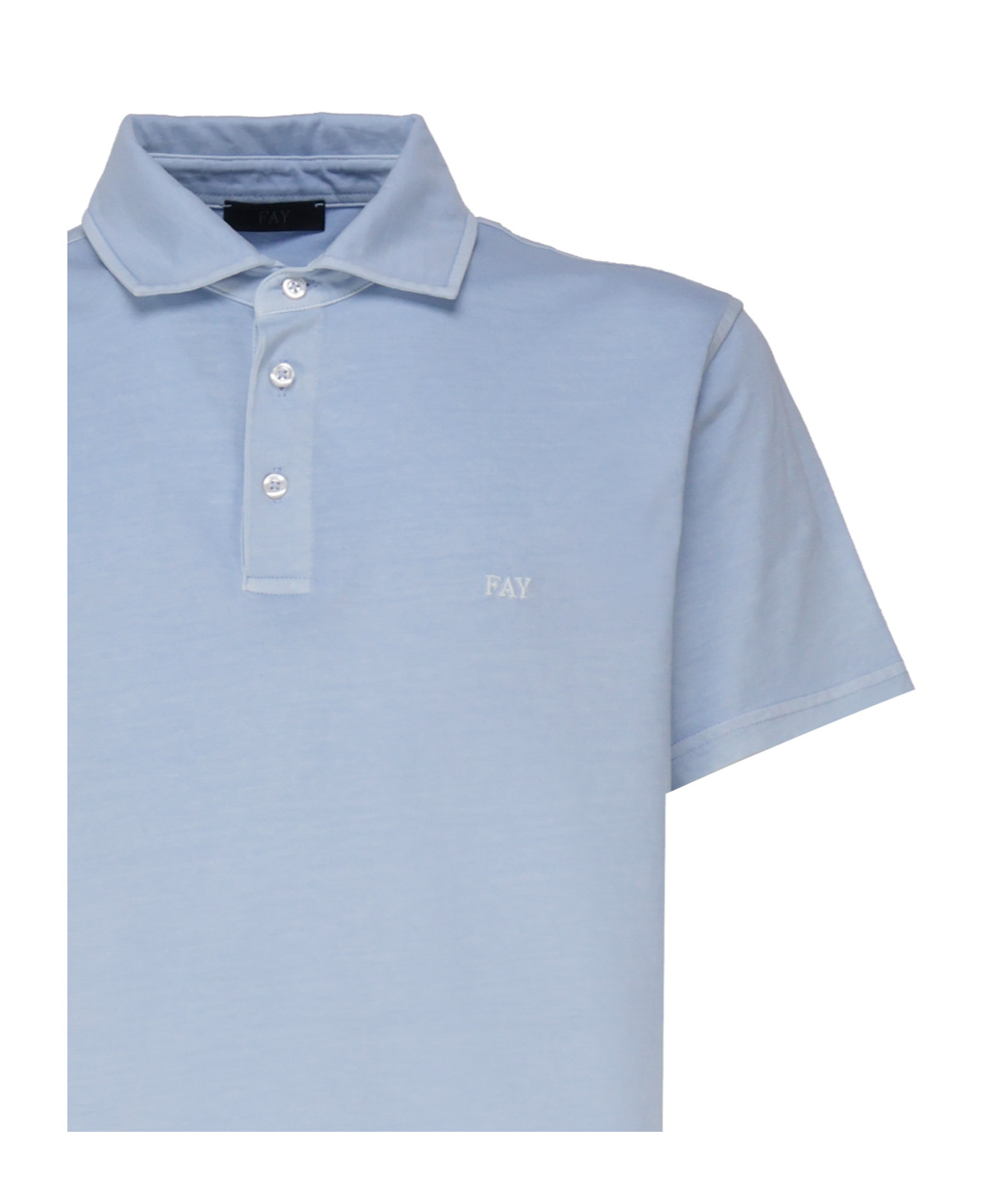 Fay Light Blue Polo In Blue