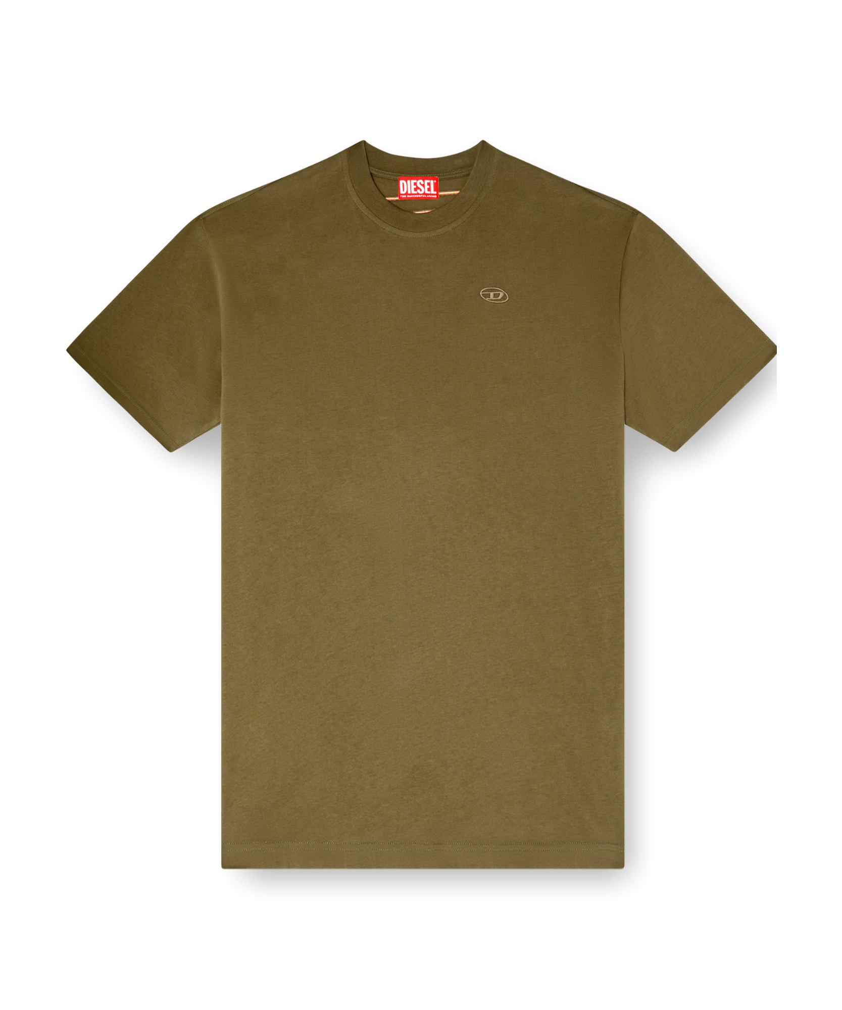 Diesel T-boggy-megoval T-shirt In Green