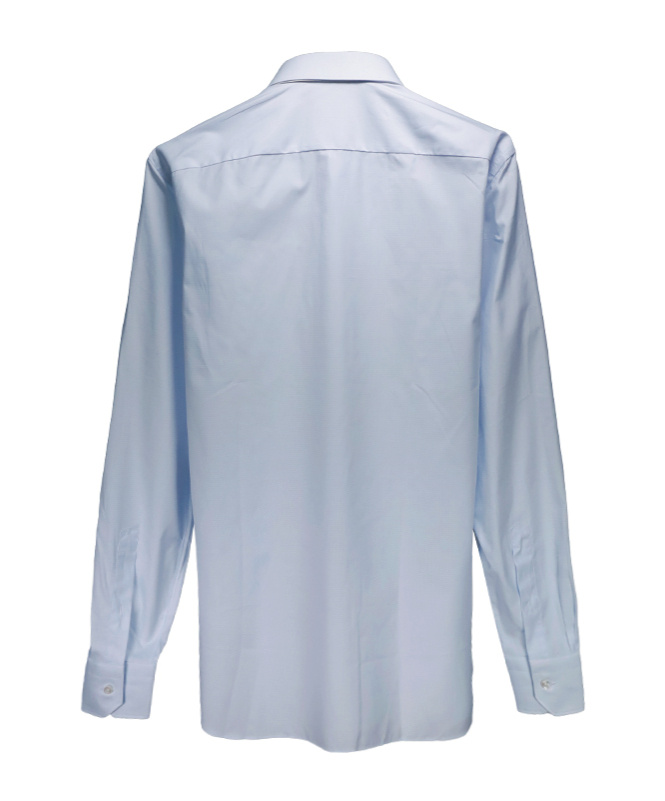 Shop Zegna Long-sleeved Shirt In Gray