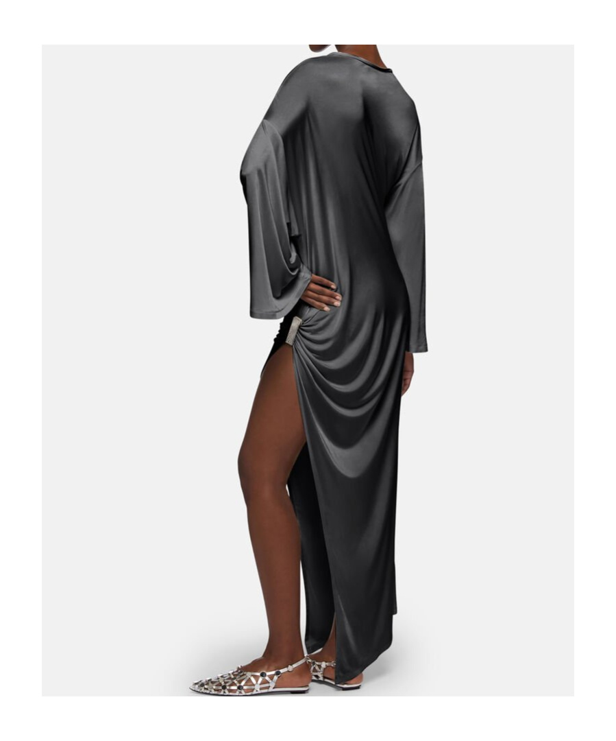 Attico Midi Dress In Black