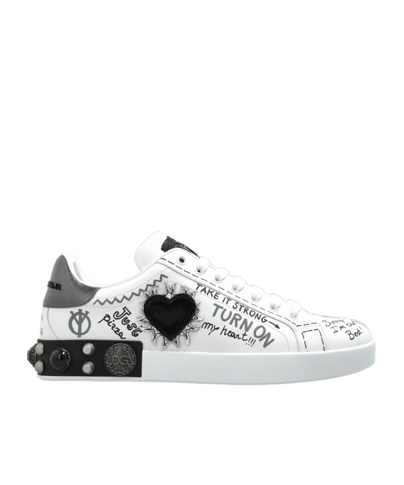 Dolce & Gabbana Portofino Calfskin Sneakers