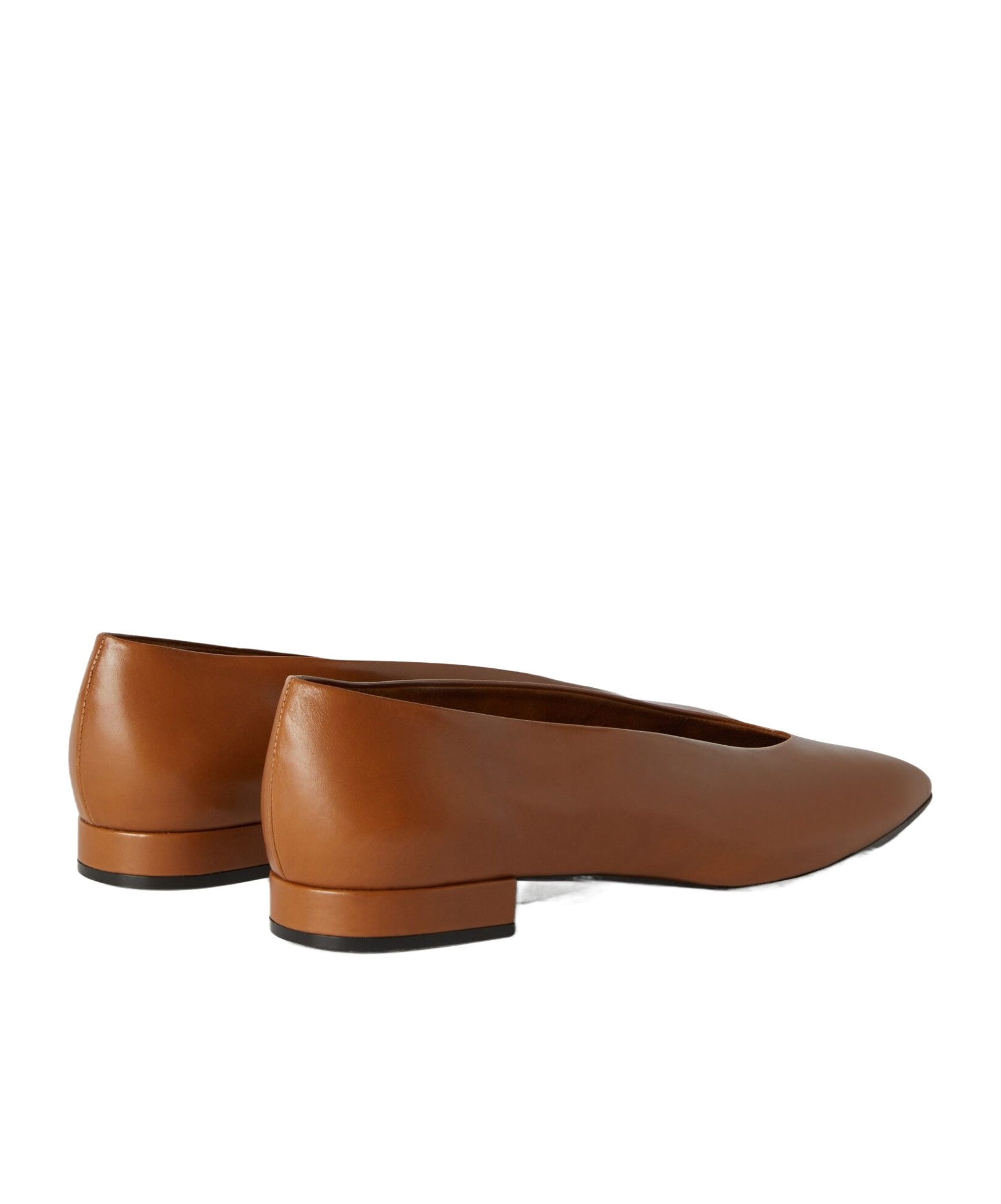 Loro Piana Pointed Flat Shoes In Brown