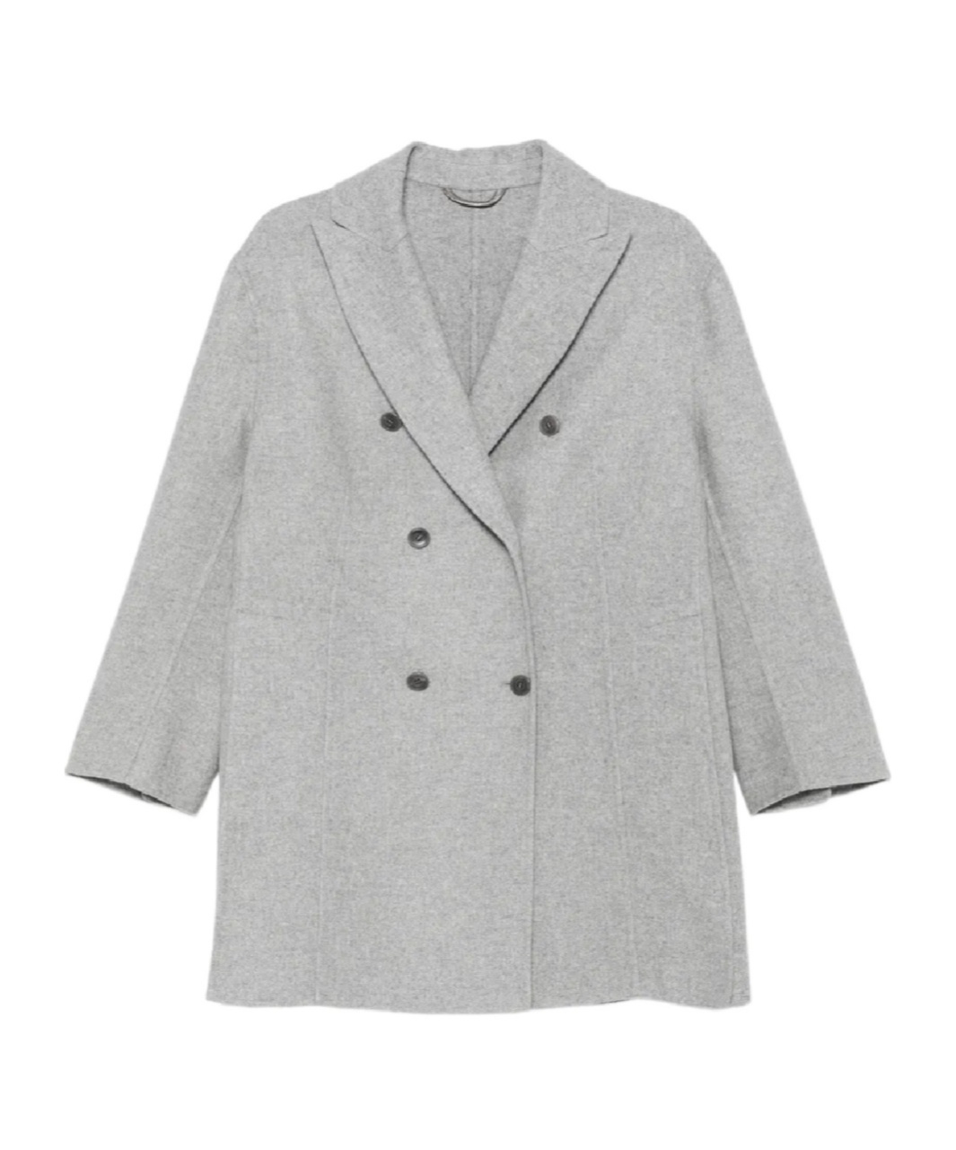Ermanno Scervino Double-breasted Coat In Gray