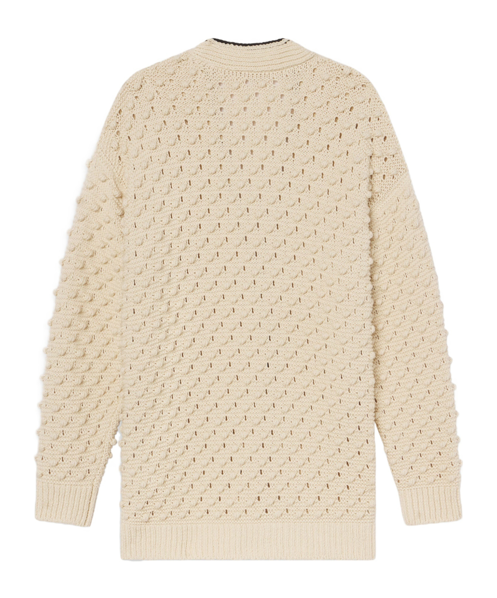 Frame Cotton Cardigan In Neutral
