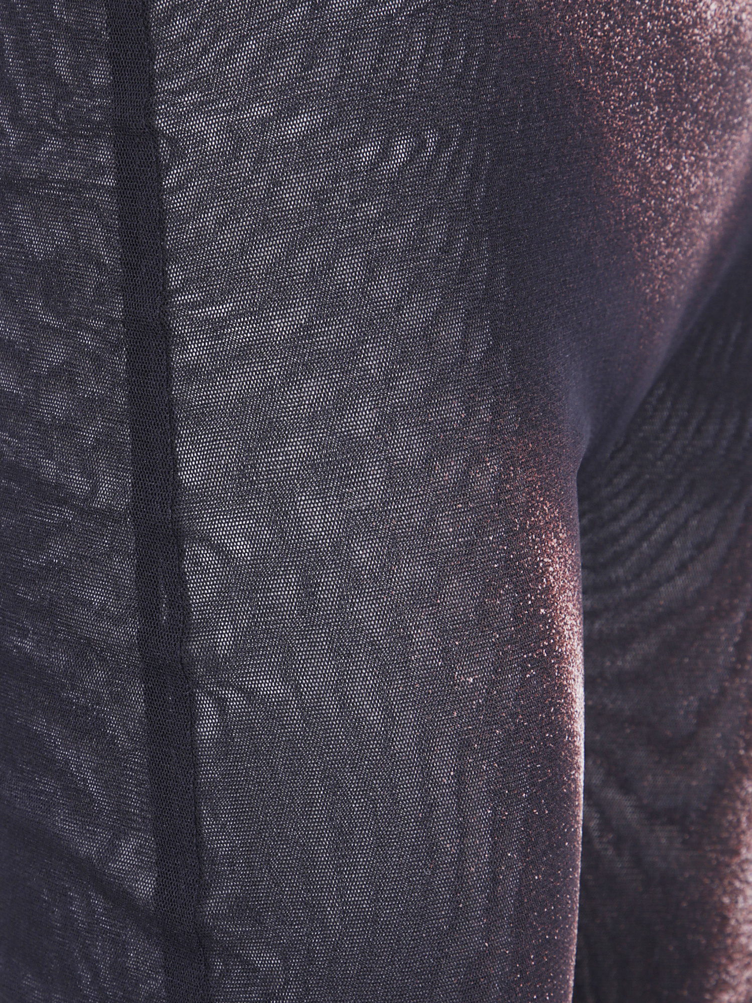 Jean Paul Gaultier Body-print Mesh Trousers In Multi