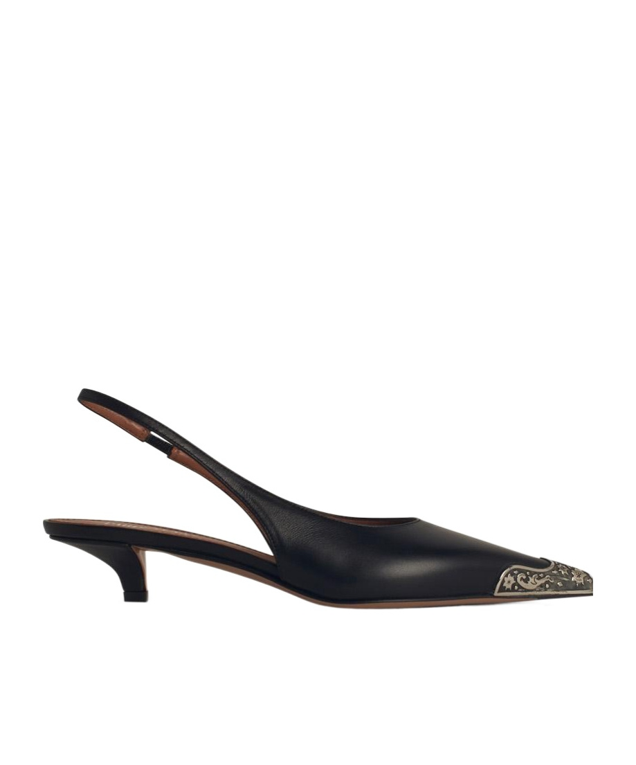Paris Texas Open-heeled Sandals In Black