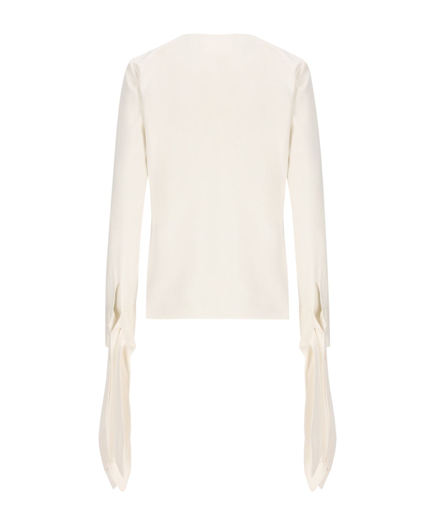 Givenchy Blouse With Bows In Poplin And 4g Embroidery In White