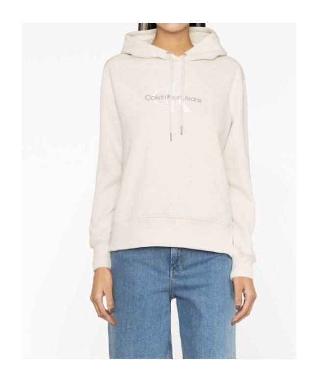 Shop Calvin Klein Long-sleeved Sweater In White