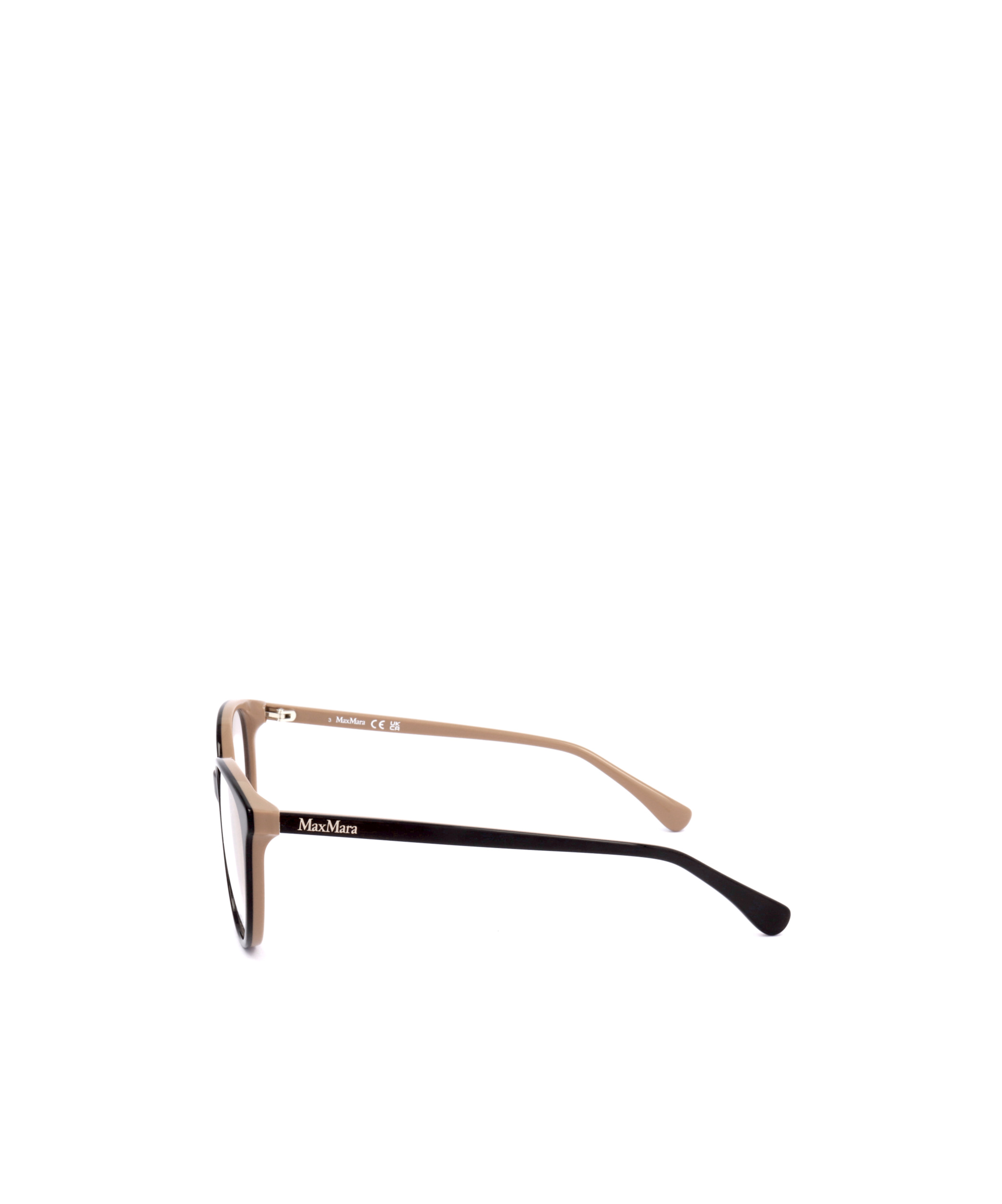 Max Mara Cat-eye Frame Glasses In Black
