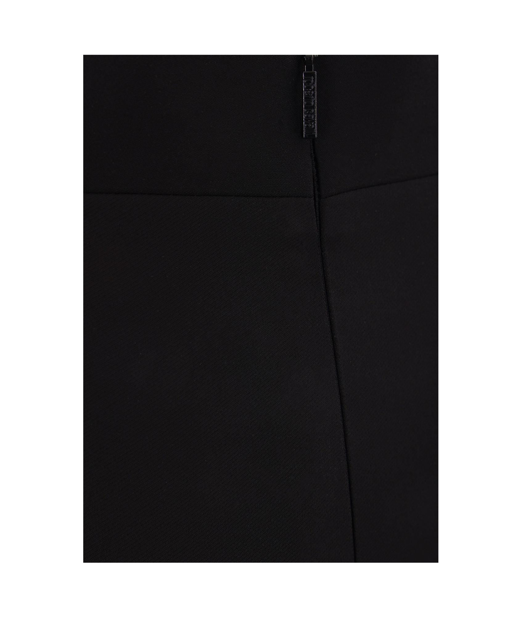 Roberto Cavalli Slit-detailed Midi Skirt In Black