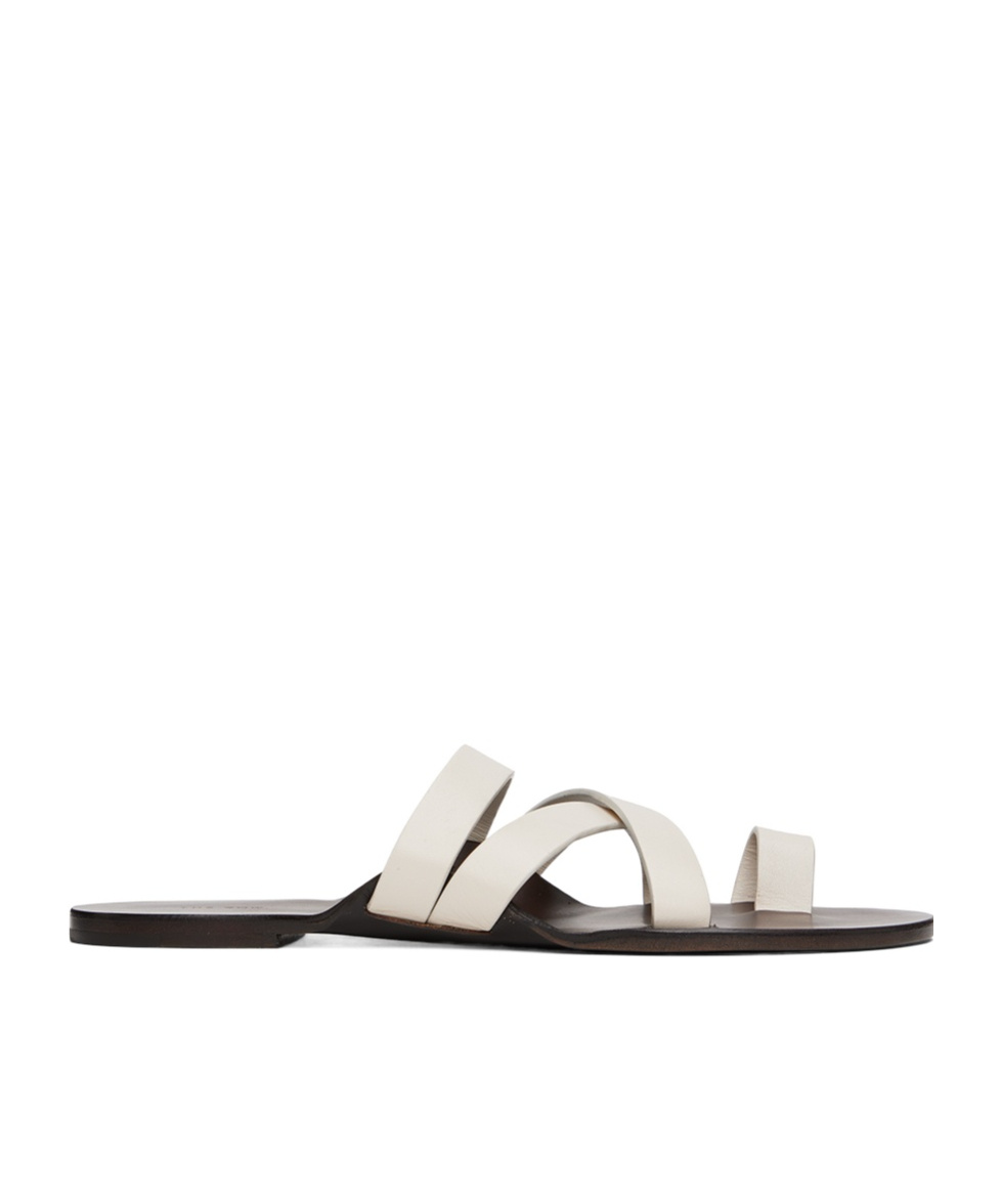 The Row Kris Cross-strap Sandals In Multicolor