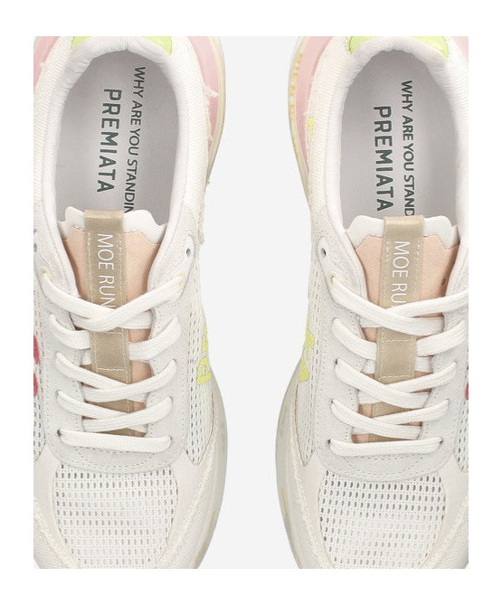 Premiata Round-headed Professional Sports Shoes In Pink