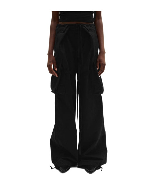 Ann Demeulemeester Black Fressa Cargo Pants In Black