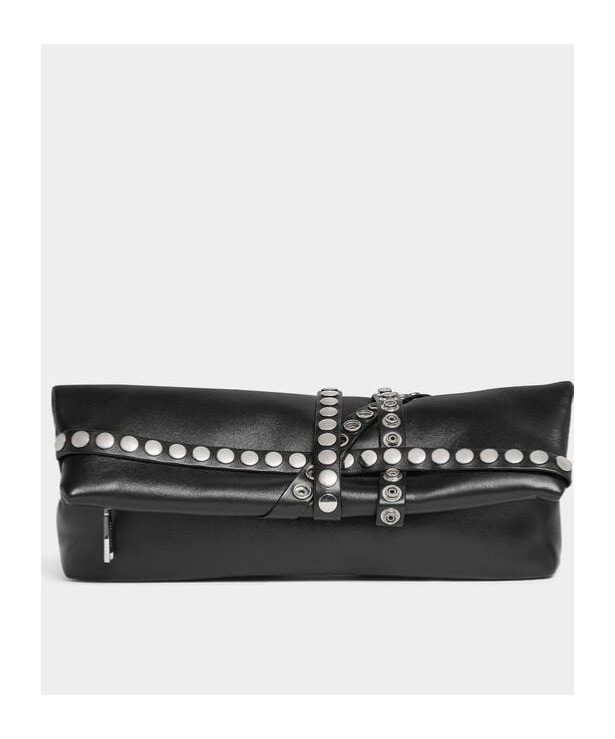 Dsquared2 Allover Studs Clutch In Black