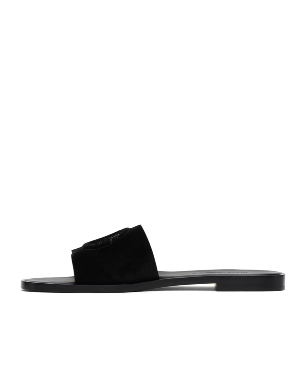 Shop Dolce & Gabbana Hollow-out Detail Sandals In Black