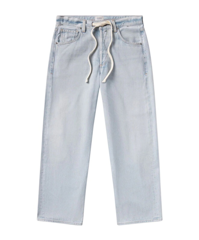 Citizens Of Humanity Brynn Blue Jeans With Drawstring