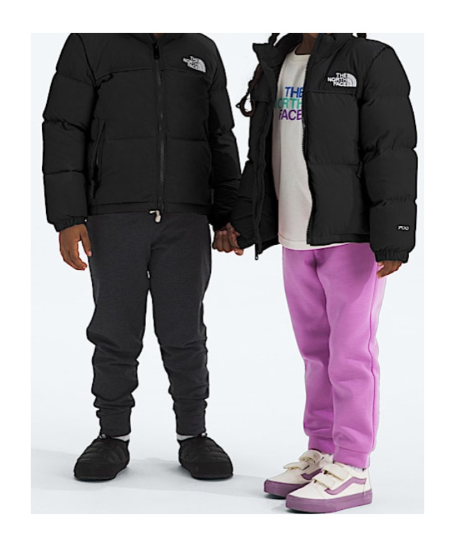 The North Face Kids 1996 Retro Nuptse Jacket In Black