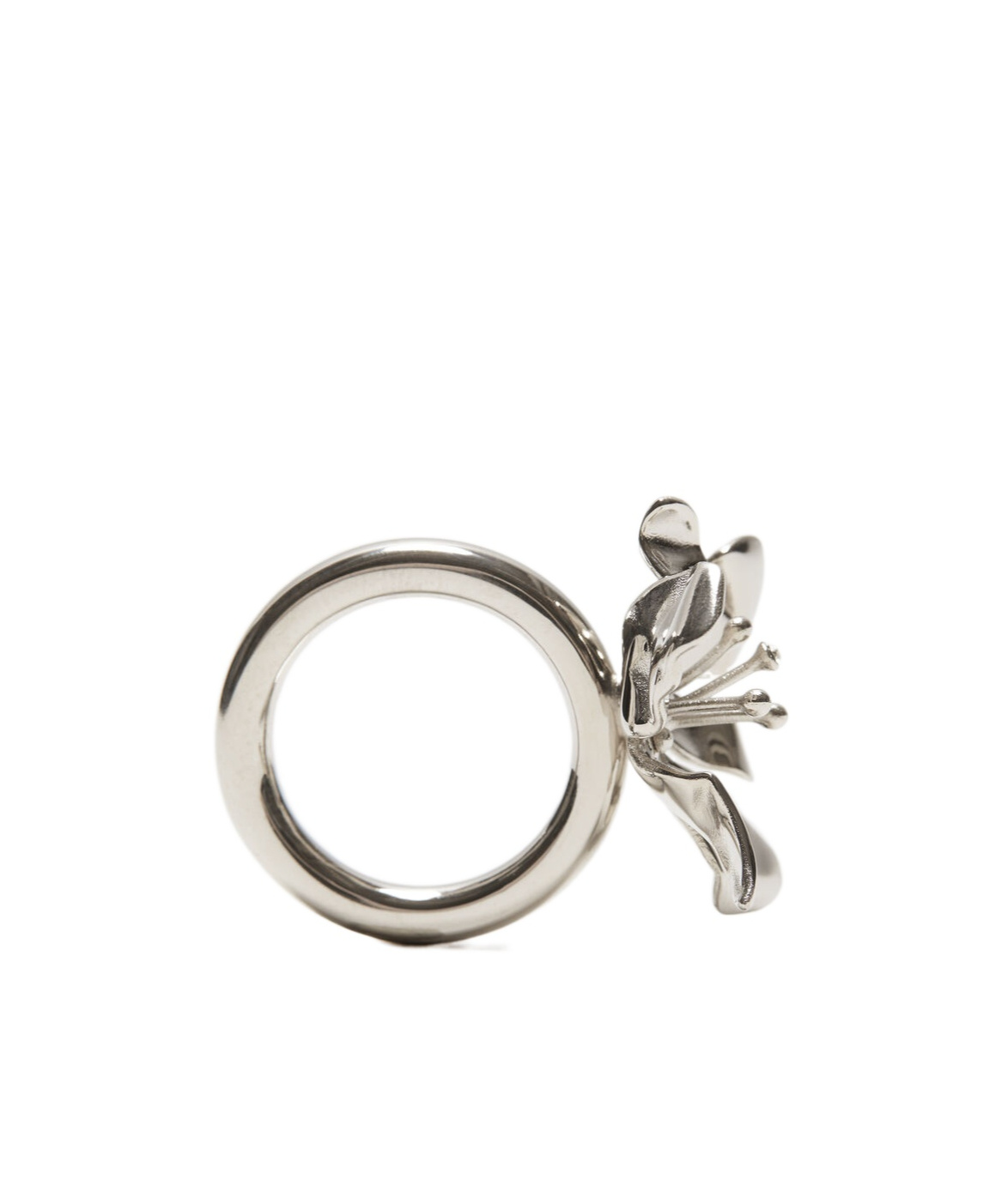 ACNE STUDIOS FLOWER-APPLIQUÉ RING