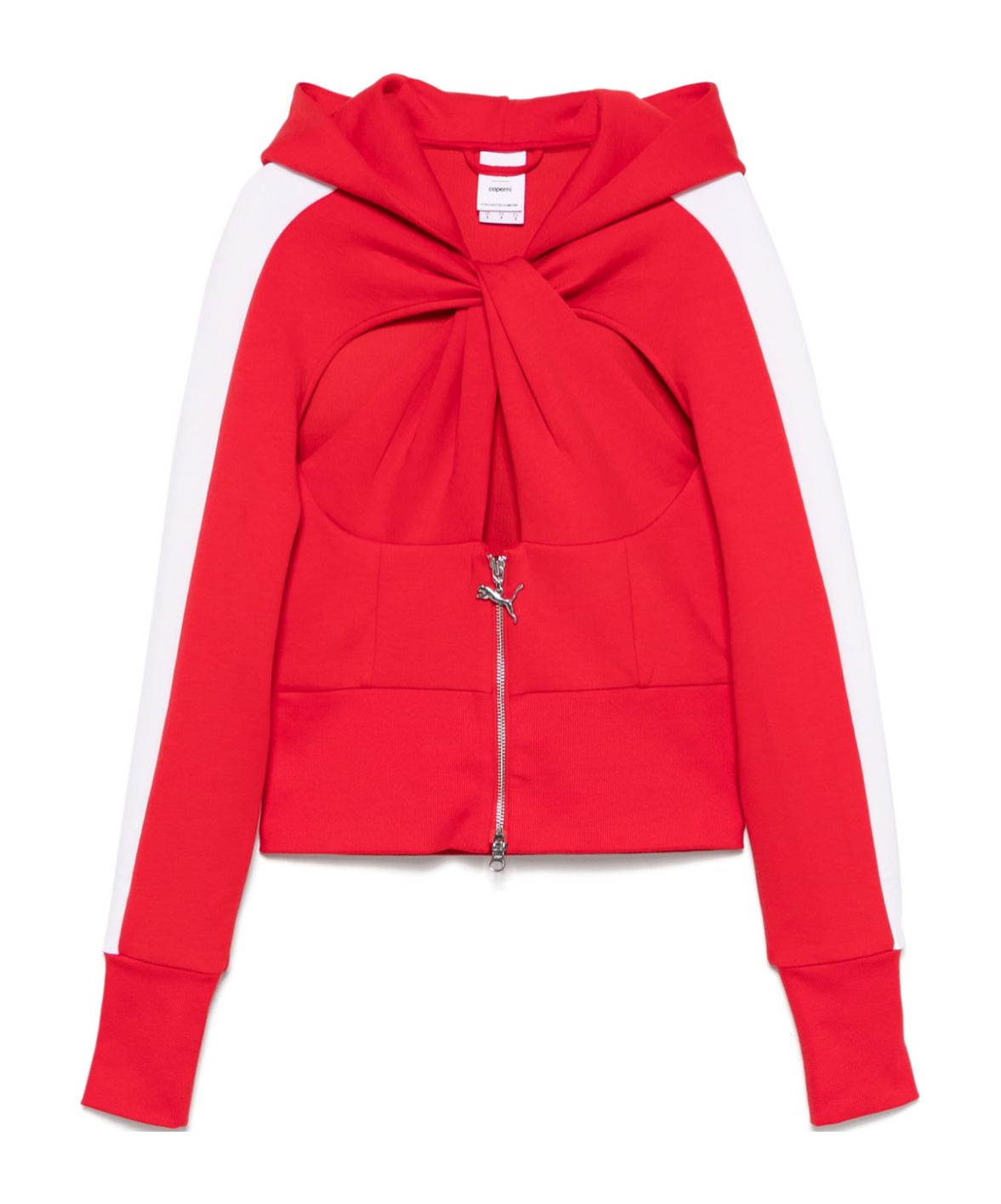 Coperni X Puma Cut-out Hoodie In Red