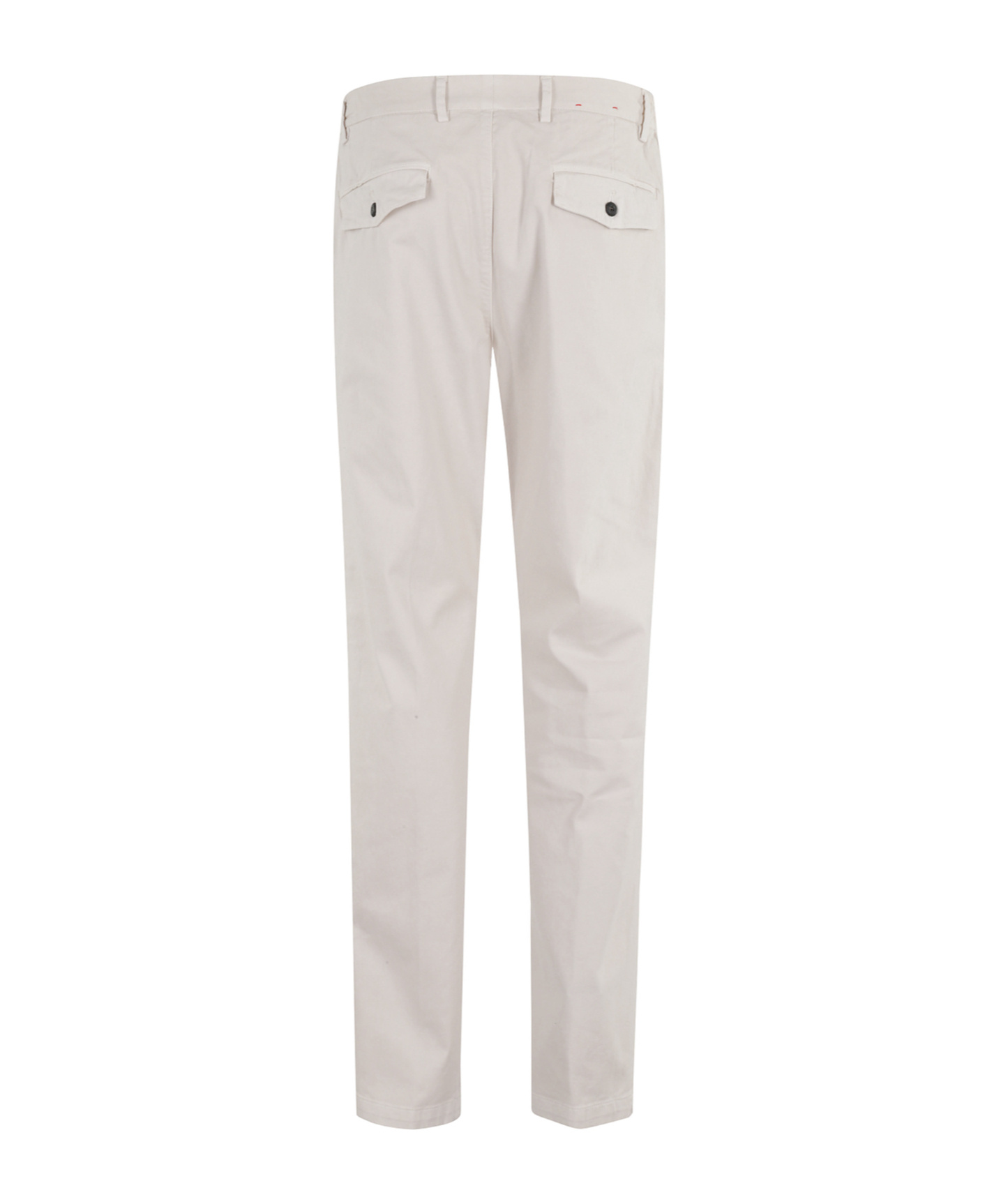 Eleventy Cotton Straight Leg Trousers In White