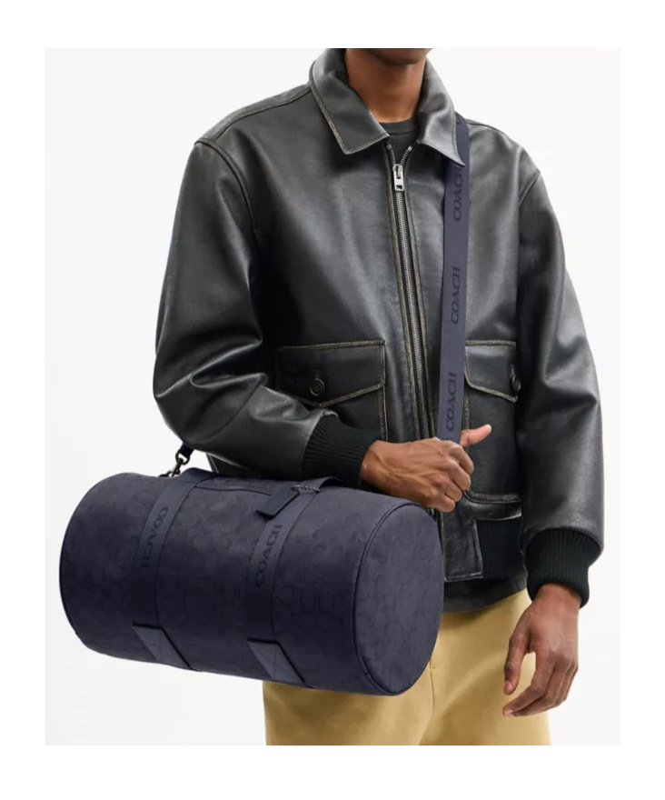 Coach Duffle Theo De Jacquard De Firma