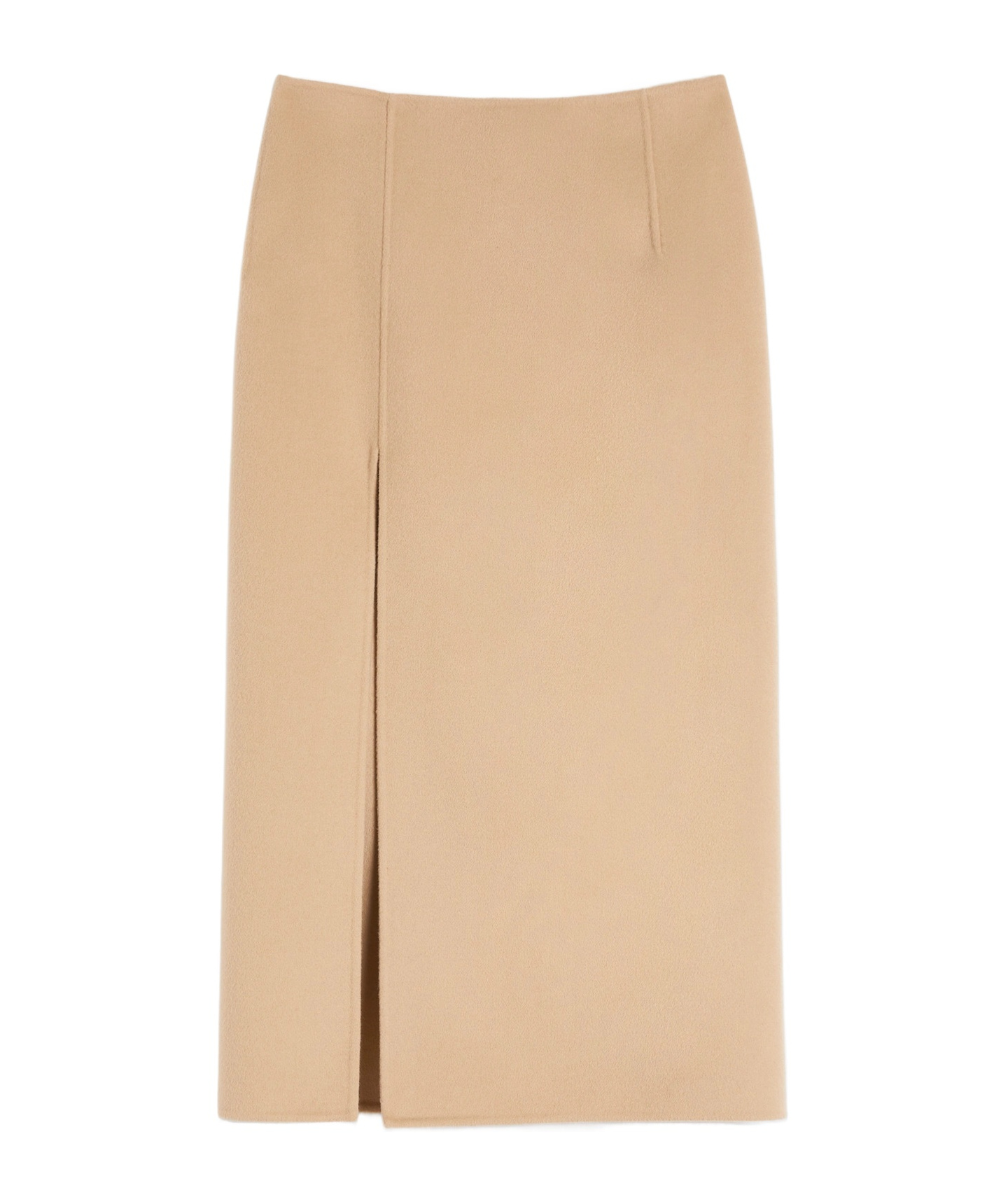 Sportmax Slit Midi Skirt In Brown