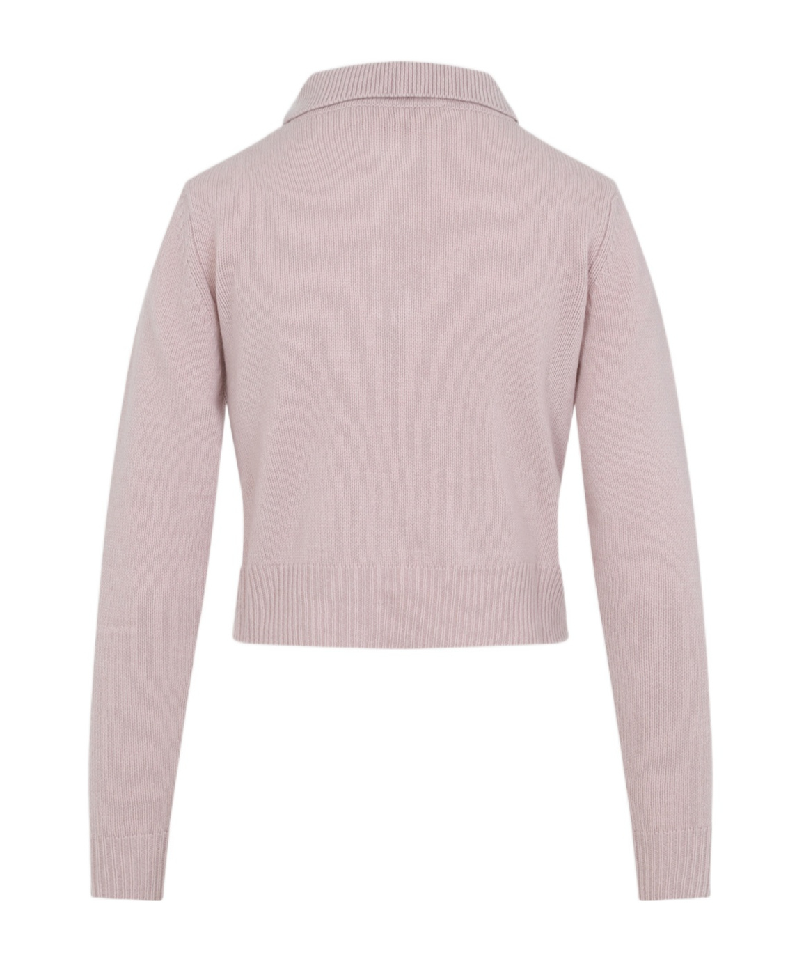 Marni Collared Top With Ribbed Cuffs And Hem In Pink