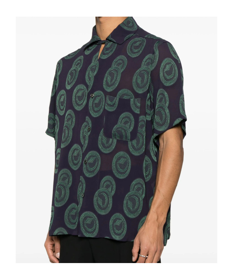 Shop Needles Printed Shirt In Black