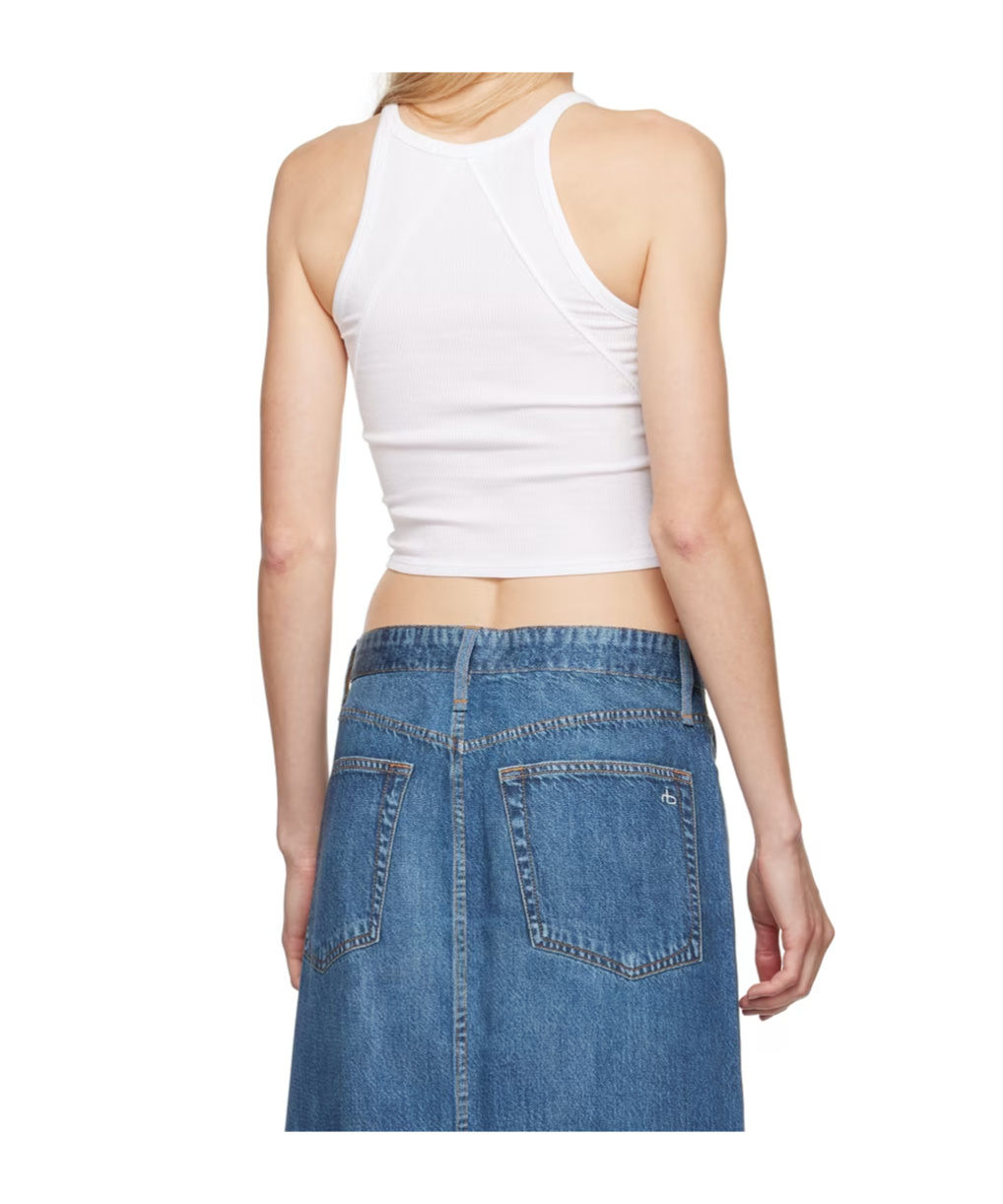Shop Rag & Bone Round-neck Vest In Blue