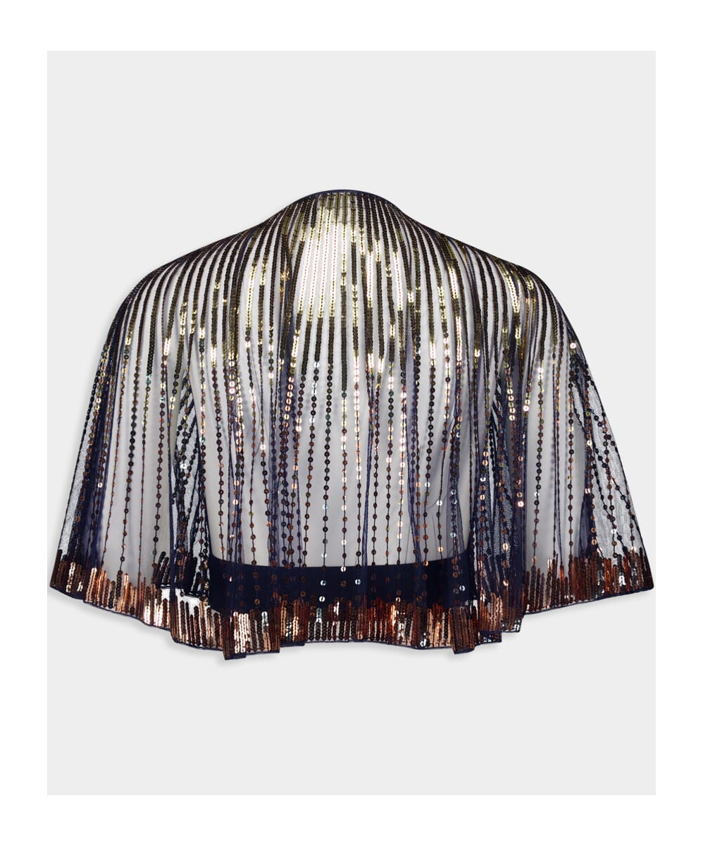 Rabanne Sequined Crop Top In Black