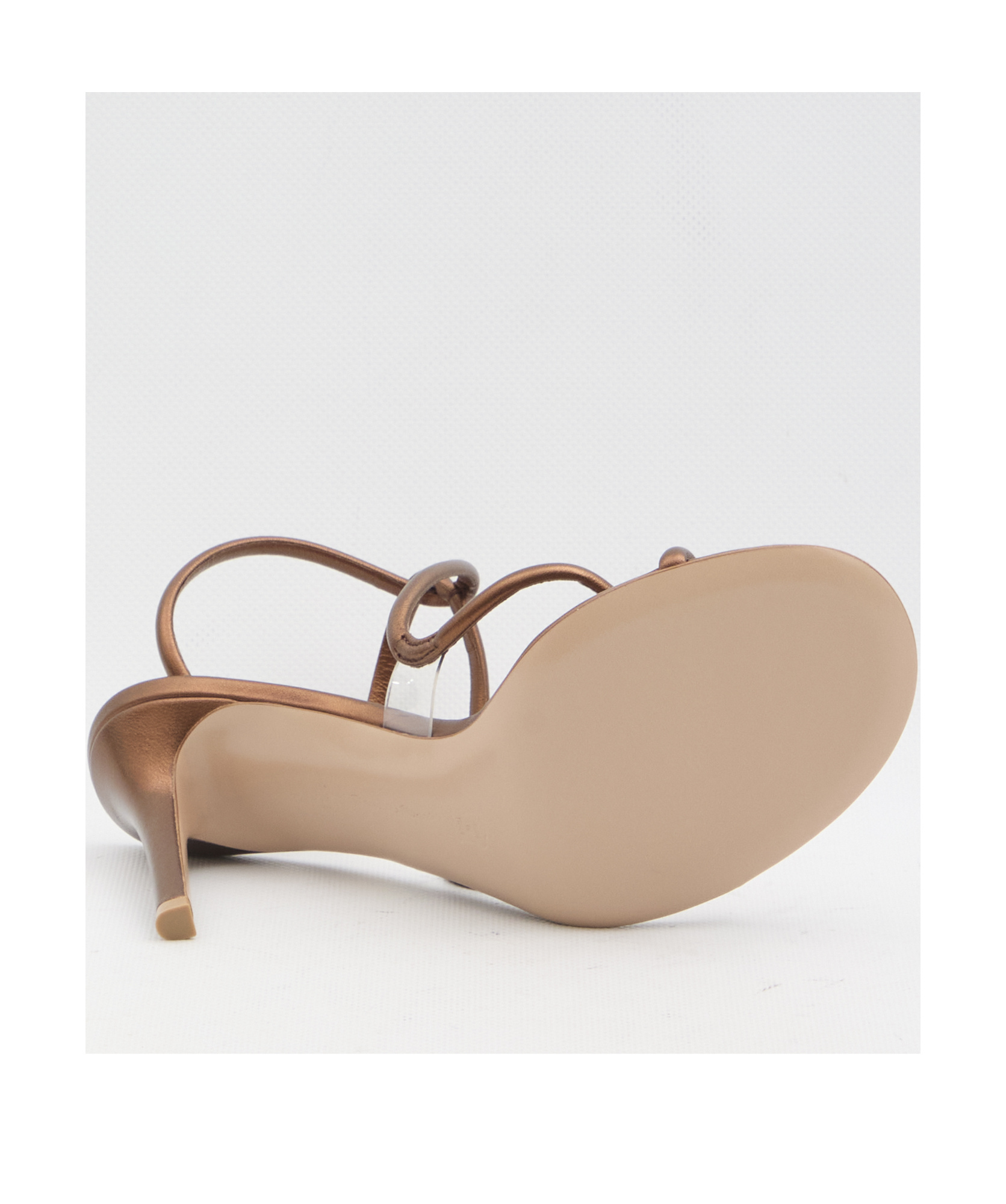 Gianvito Rossi Black Mamba 85 Sandals In Chocolate-colored