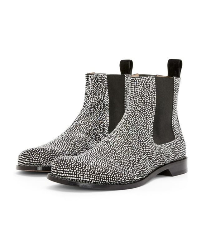 Loewe Campo Chelsea Boots In Black