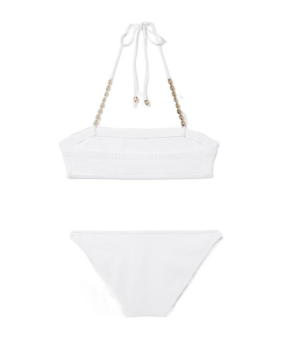 Gucci Sparkling Jersey Bikini In White