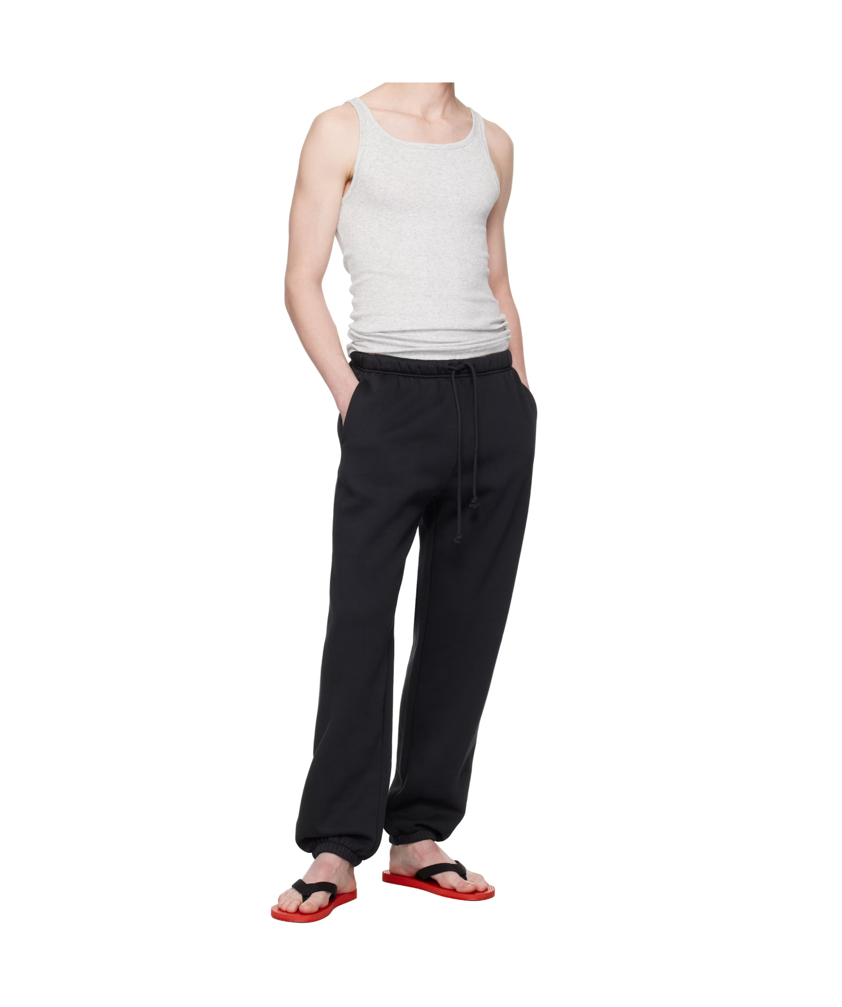 Shop Skims Ribbed Knit Vest Three-pack