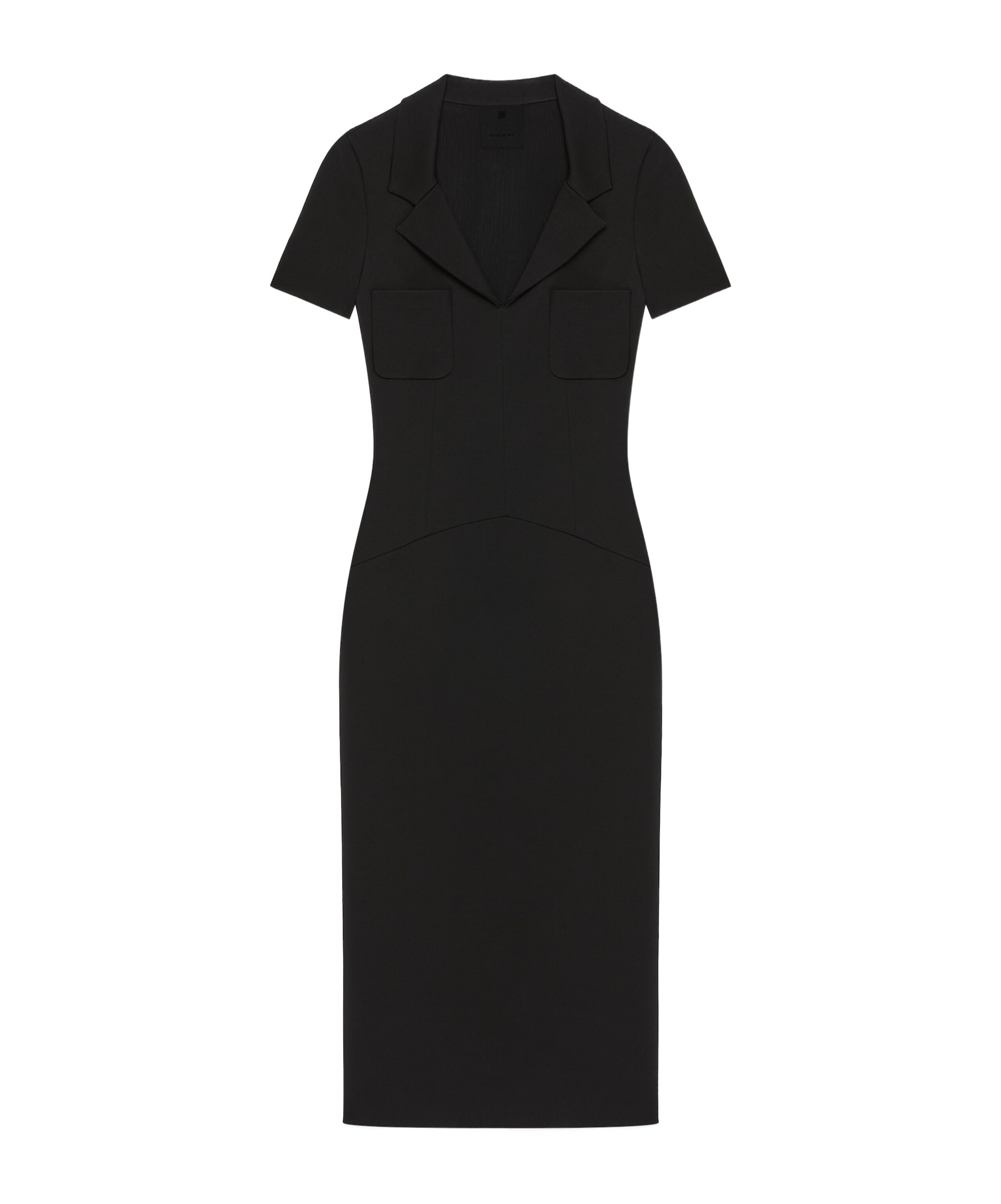 Givenchy Dress In Punto Milano With 4g Detail In Black