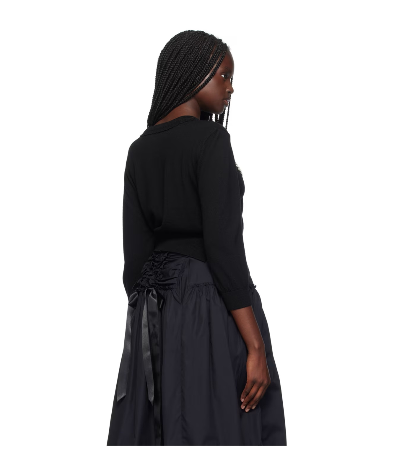 Simone Rocha Embellished Cardigan In Black